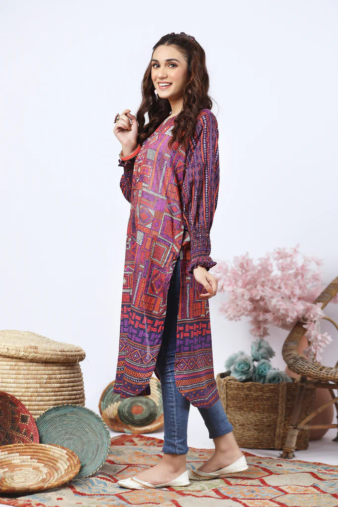 Lakhany 01 Piece Kurta LSM-2589 Multi Color