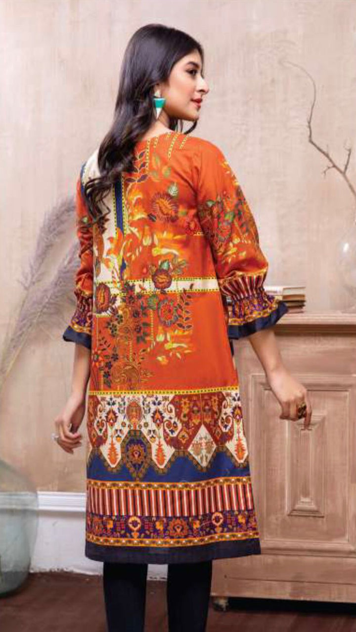 Adan's Libas Dutch Hydrangea Stitched Kurti