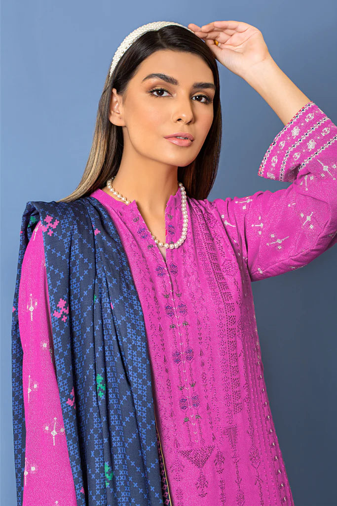 Lakhnay 3Pc Embroidered Unstitched Winter AY5A3408