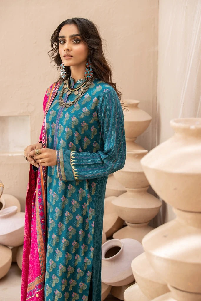 LAKHANY 03 PIECE UNSTITCHED PEARL PRINTED SUIT CGC-4013