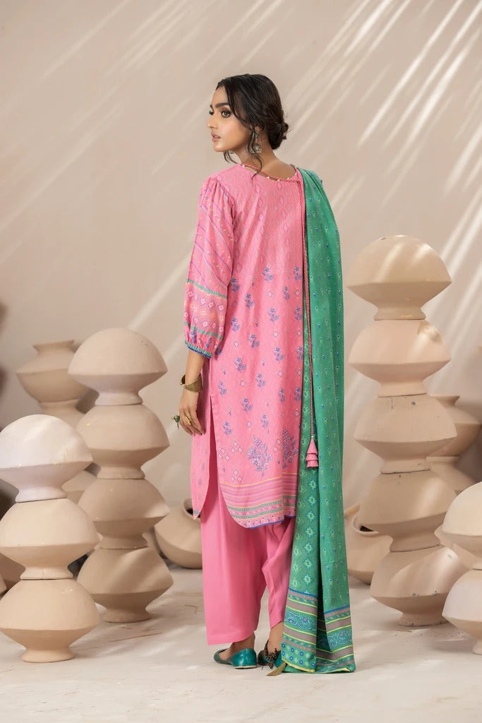 LAKHANY 03 PIECE UNSTITCHED PEARL PRINTED SUIT CGC-4015