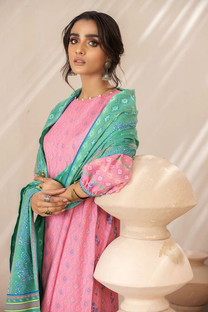 LAKHANY 03 PIECE UNSTITCHED PEARL PRINTED SUIT CGC-4015