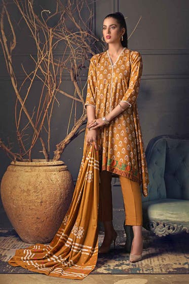 Gul Ahmed Viscose Unstitched Suit LT-12038