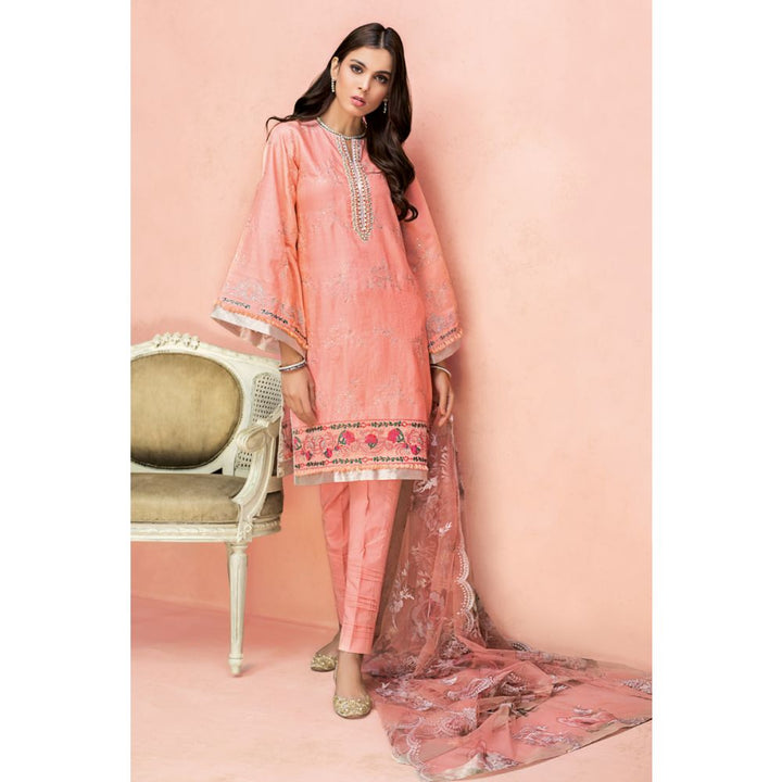 Gul Ahmed Embroidered Jacquard Unstitched 3 Piece Suit PM-340