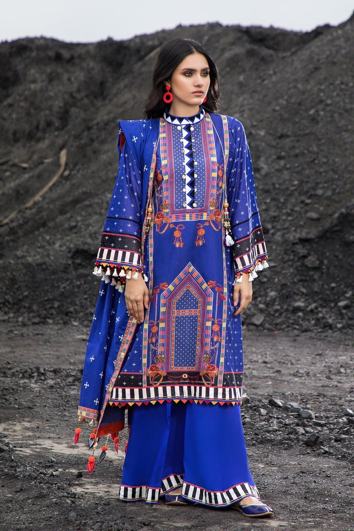 GUL AHMED 3 PC Unstitched Digital Printed Suit CL-981