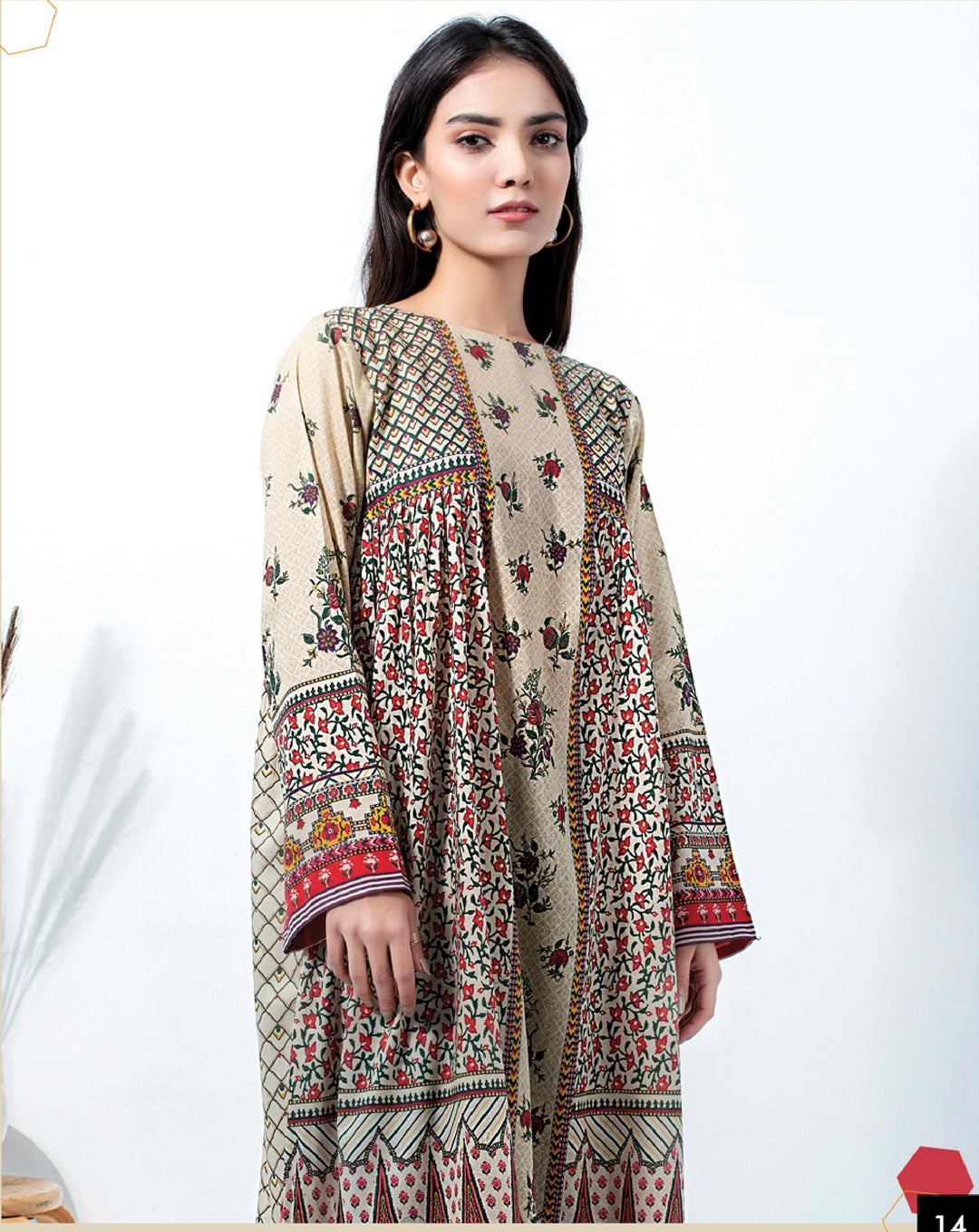 Lakhany 1 Piece Stitched Printed Lawn Shirt PK-2132