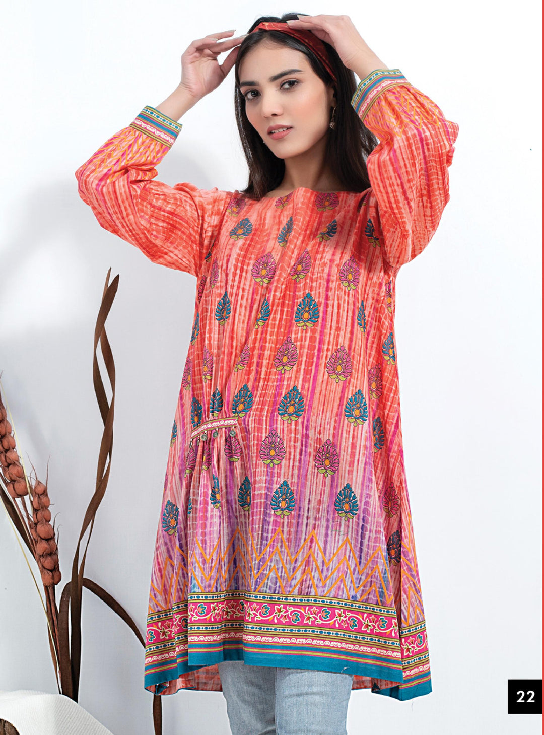 Lakhani 1 Piece Stitched Printed Lawn Shirt PK-2138