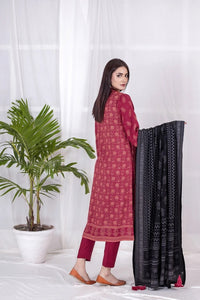 Lakhany 3 Piece Unstitched Printed Cashmi Vool Suit CVC-1020-A