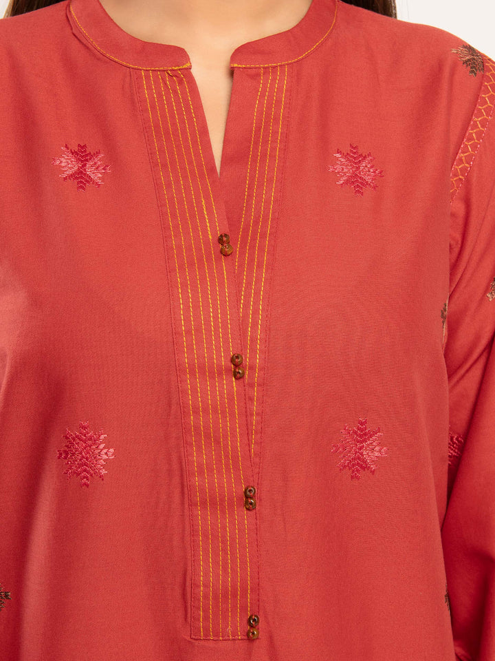 Limeligh Embroidered Winter Cotton Shirt Summer 2022