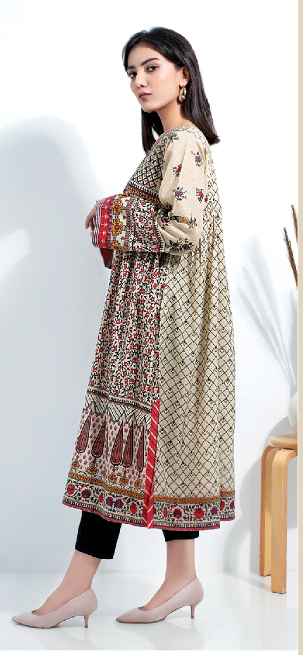 Lakhany 1 Piece Stitched Printed Lawn Shirt PK-2132