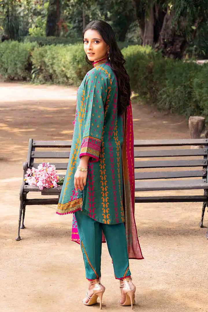 Gul Ahmed 3PC Khaddar Unstitched Printed Suit K-22042 A