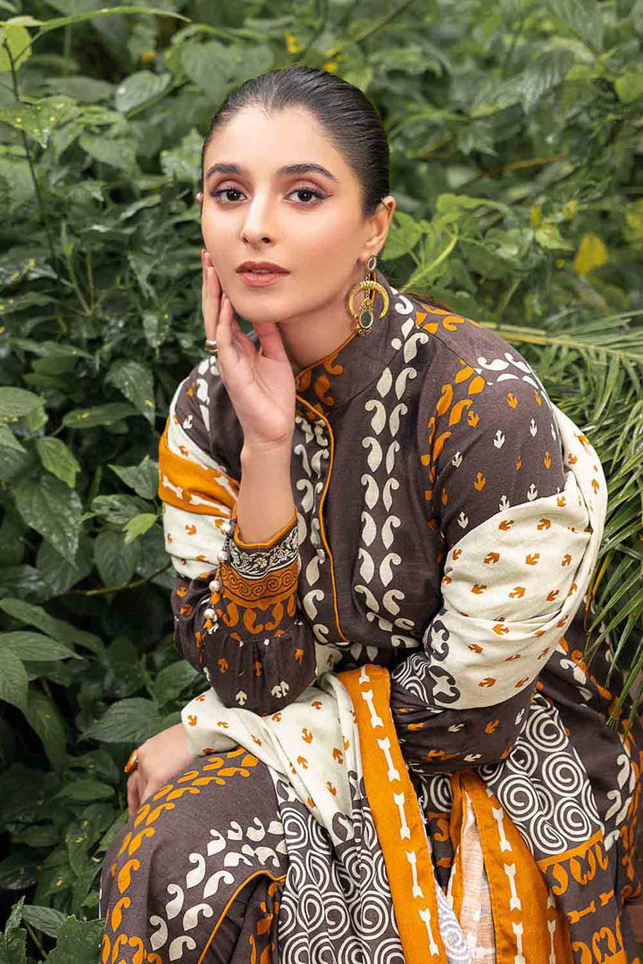 3PC Khaddar Unstitched Printed Suit K-22042 B